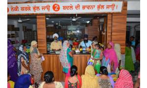 Guriqbal Singh Ji Gallery Monthly Ration Distribution by Bibi Kaulan Ji Bhalai Kendar Tarantaran Road Amritsar